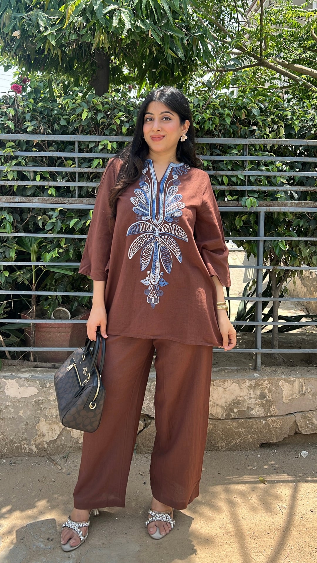 "MARIA"-TWO PIECE EMBROIDERY SET