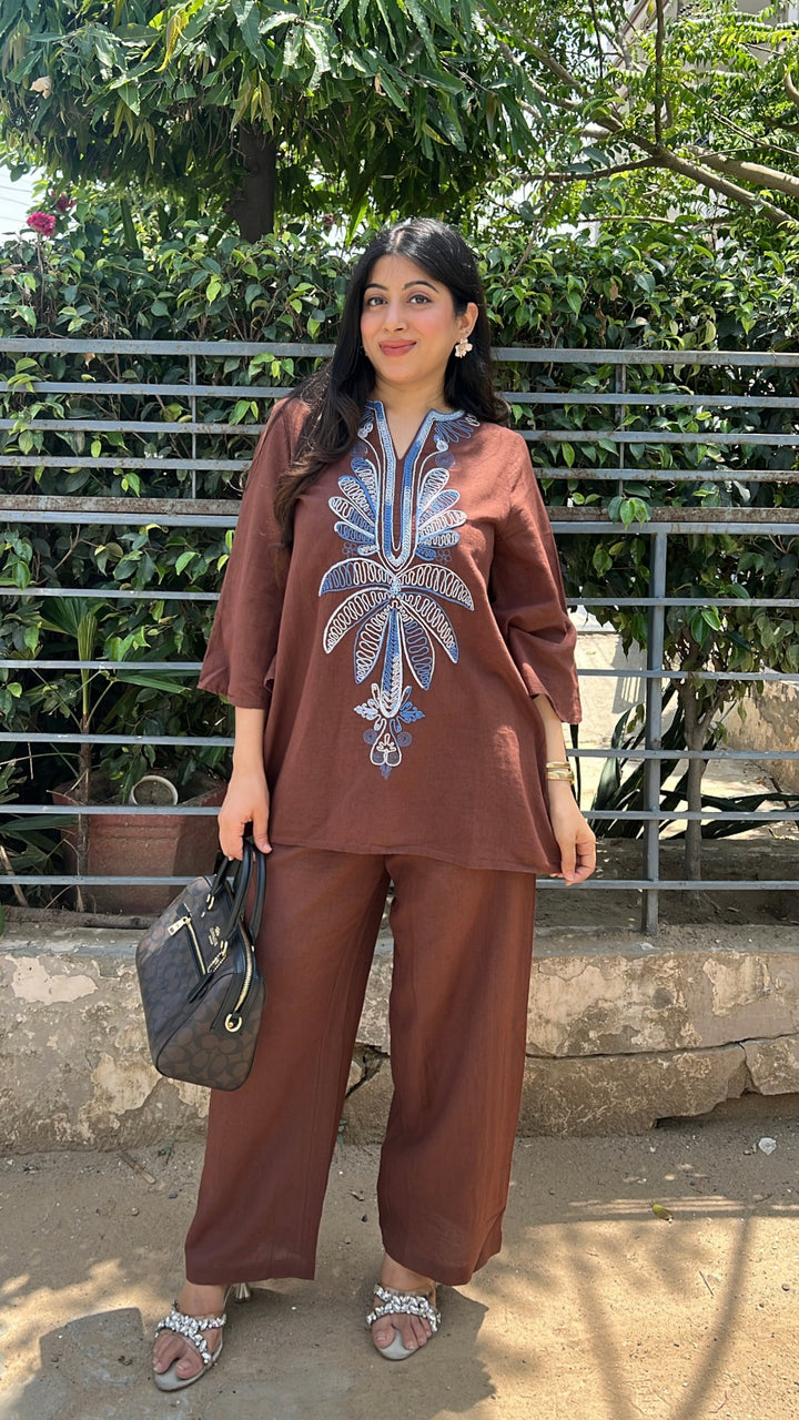 "MARIA"-TWO PIECE EMBROIDERY SET