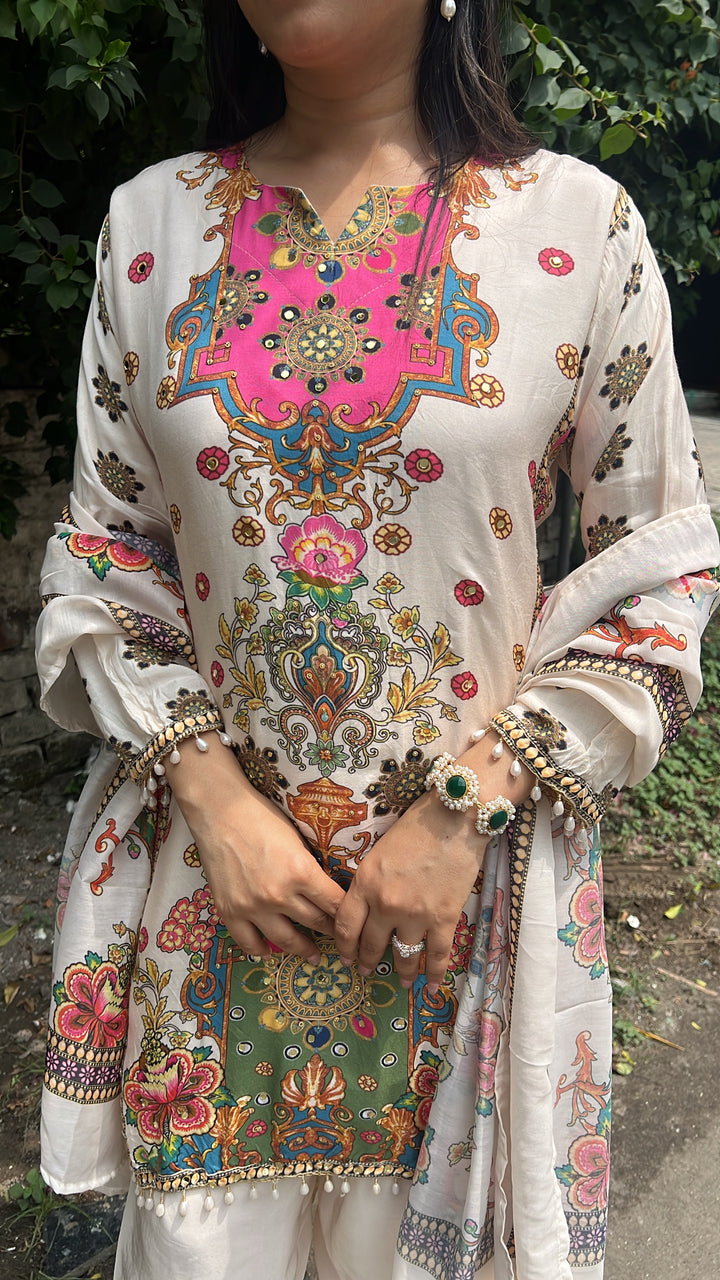 "sajni"-festive three piece suit set