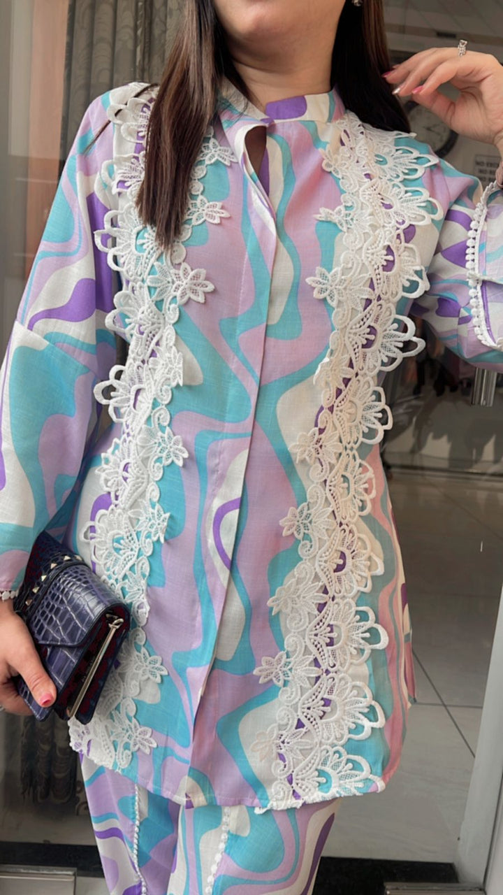 LAVENDER TULIP PANTS CO-ORD