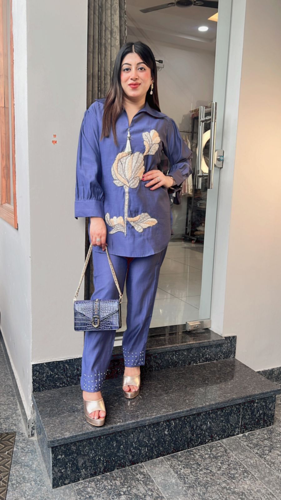 NORA FLORAL MOTIFS CO-ORD