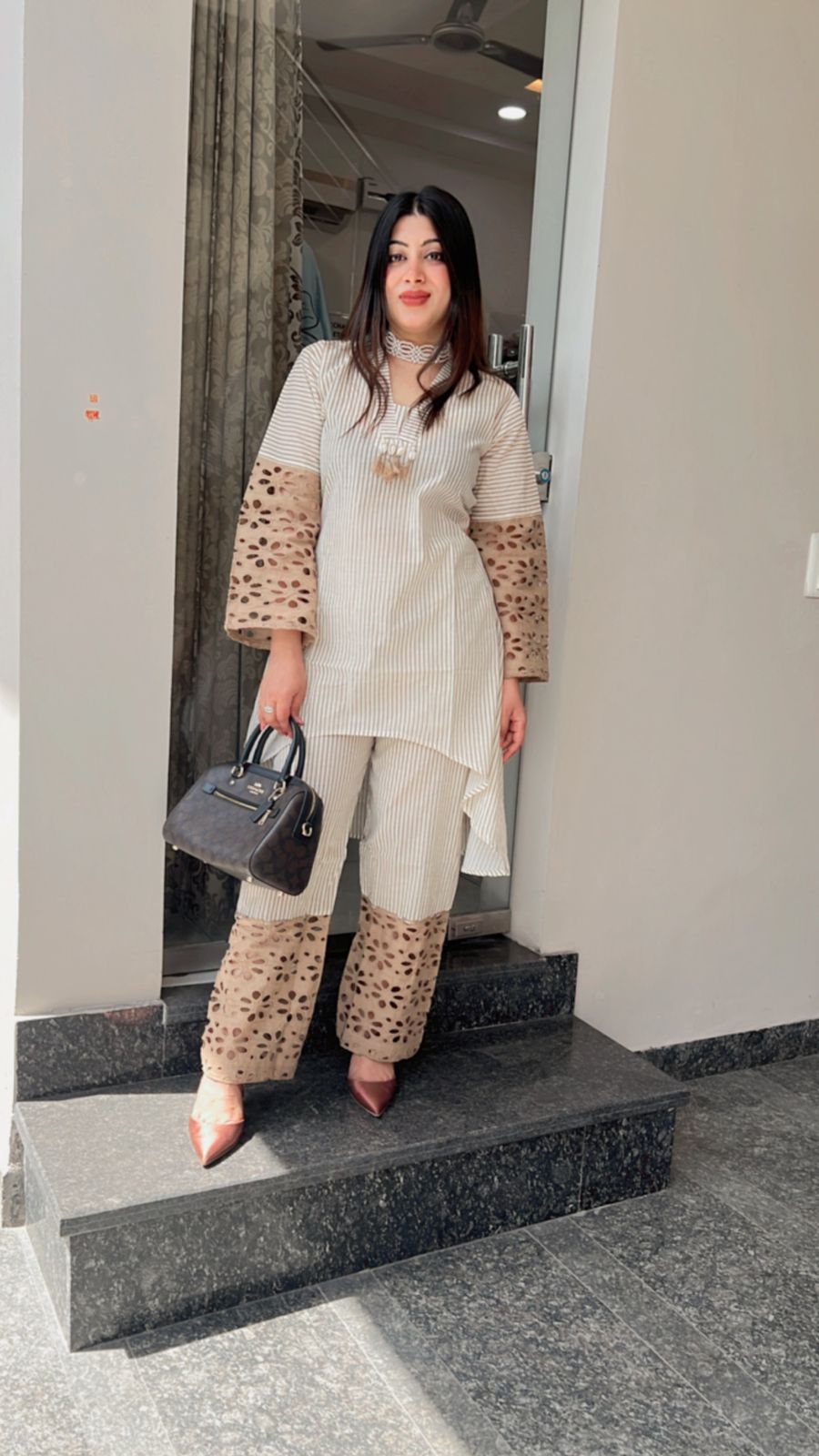 DAIZY SHELL AND TASSLE DETAILING CO-ORD