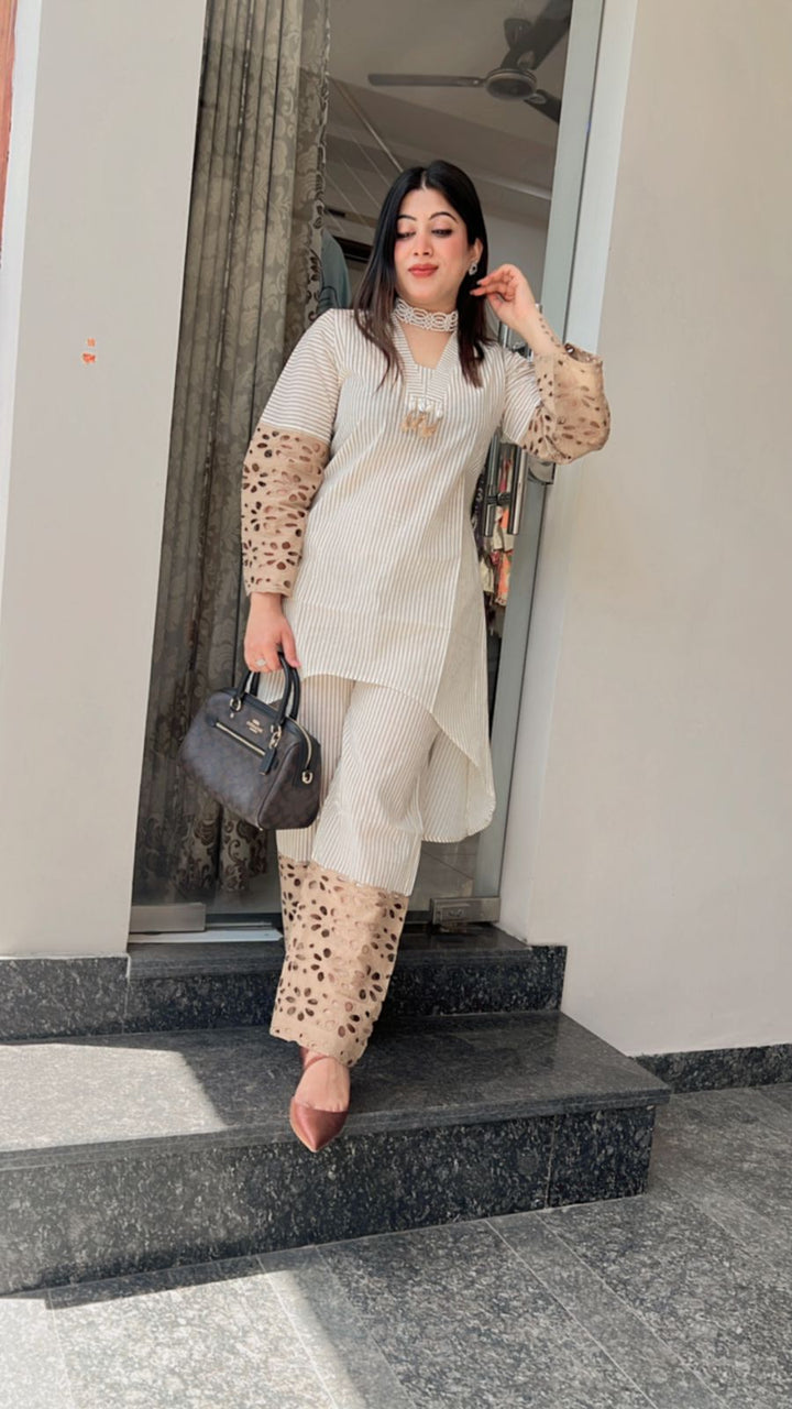DAIZY SHELL AND TASSLE DETAILING CO-ORD
