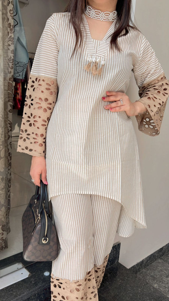 DAIZY SHELL AND TASSLE DETAILING CO-ORD