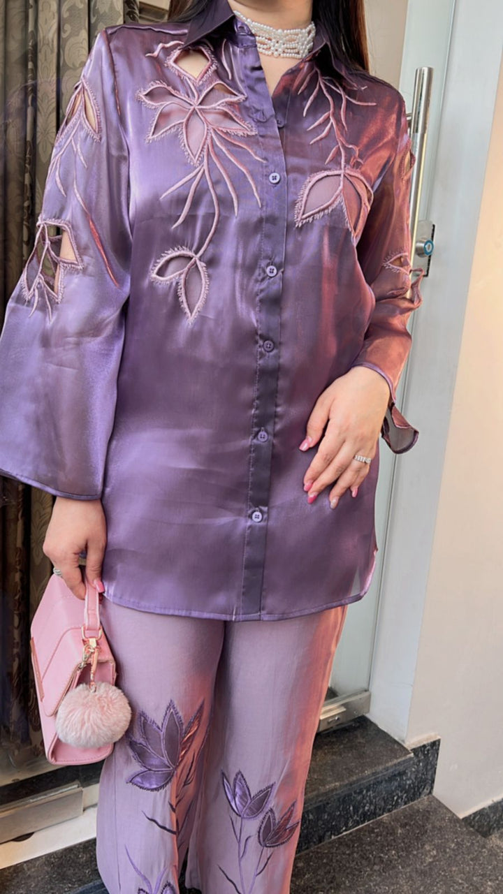 INTRICATE FLORAL CUT CO-ORD
