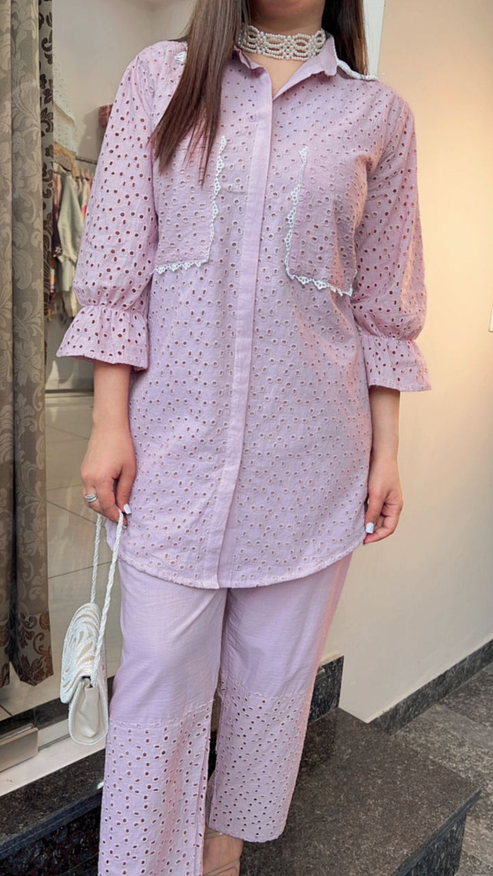 LILAC COTTON CO-ORD