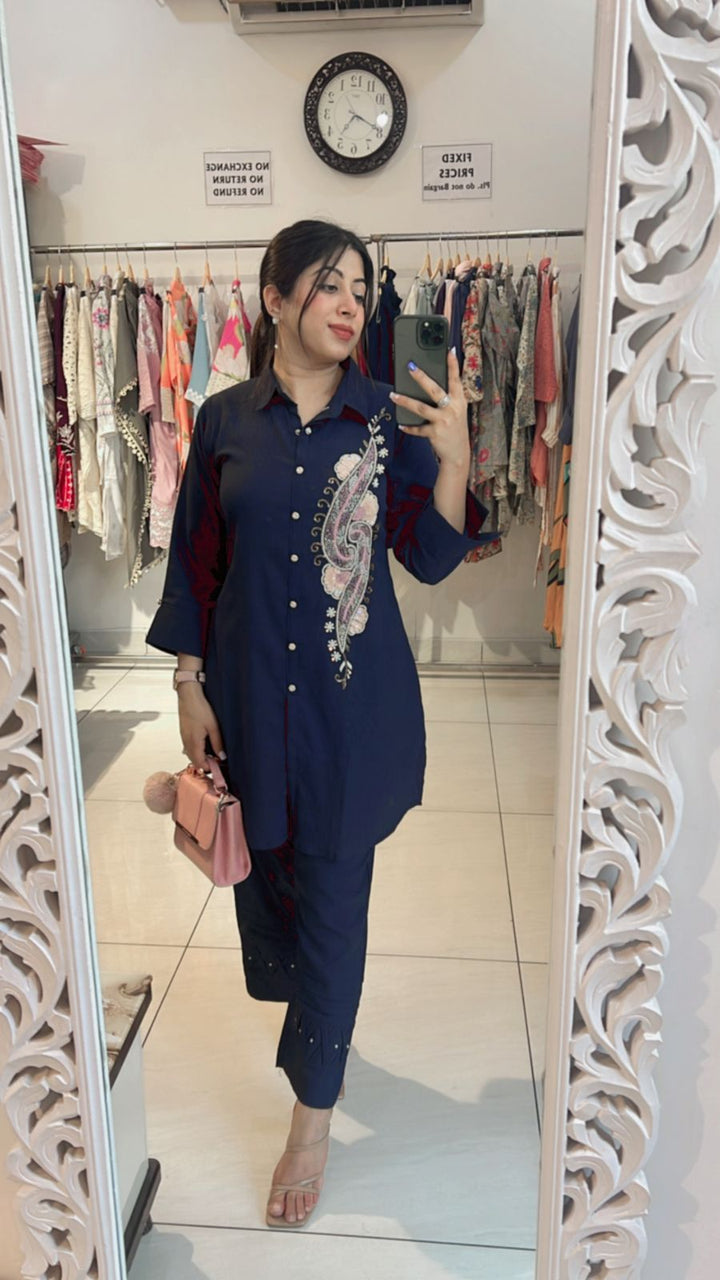 HANDWORKED CRUSH COTTON CO-ORD