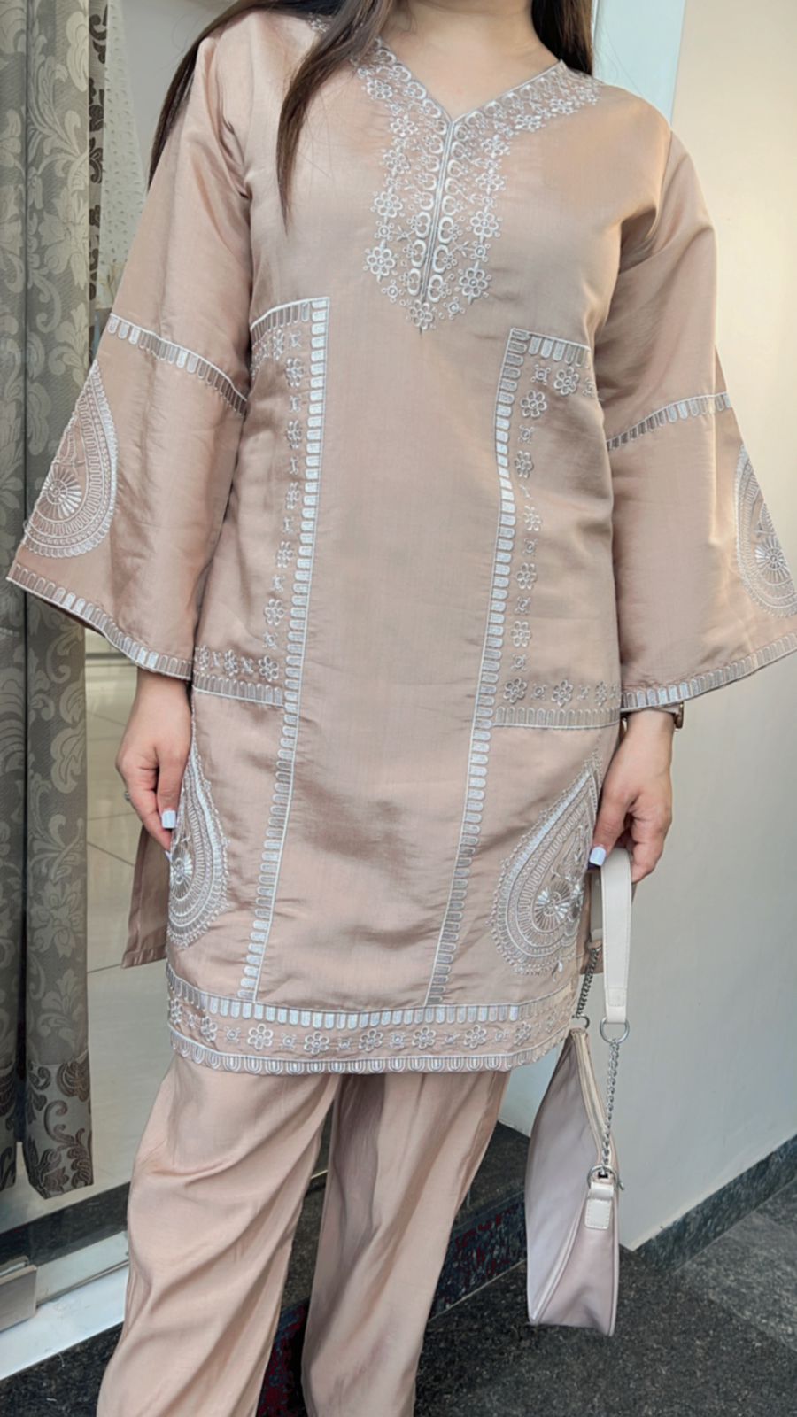 PAKISTANI STYLE EMBROIDERED CO-ORD SET