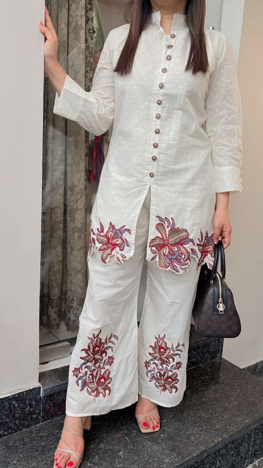 WHITE COTTON CO-ORD
