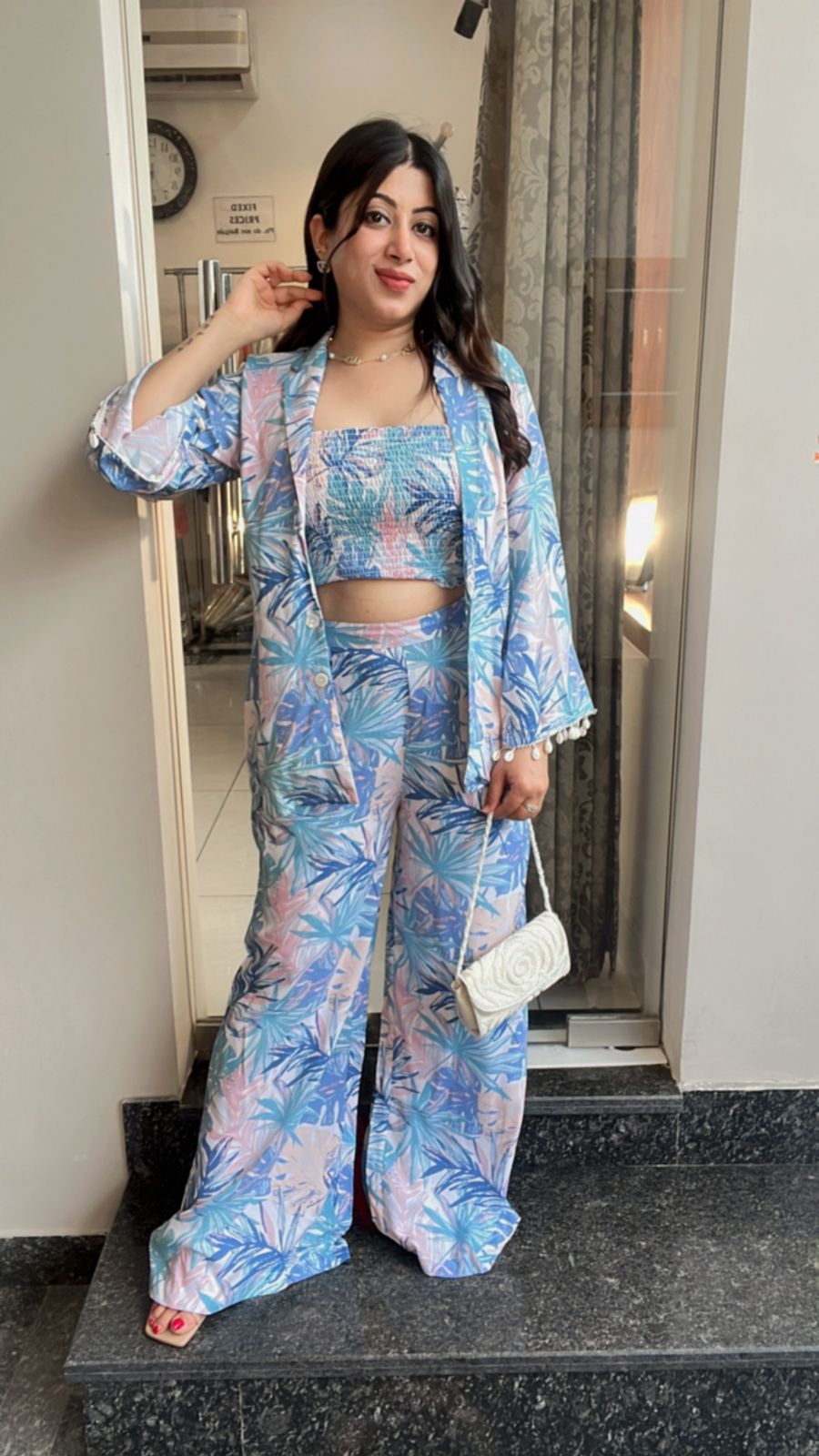 3 PC DIGITAL PRINTED CO-ORD