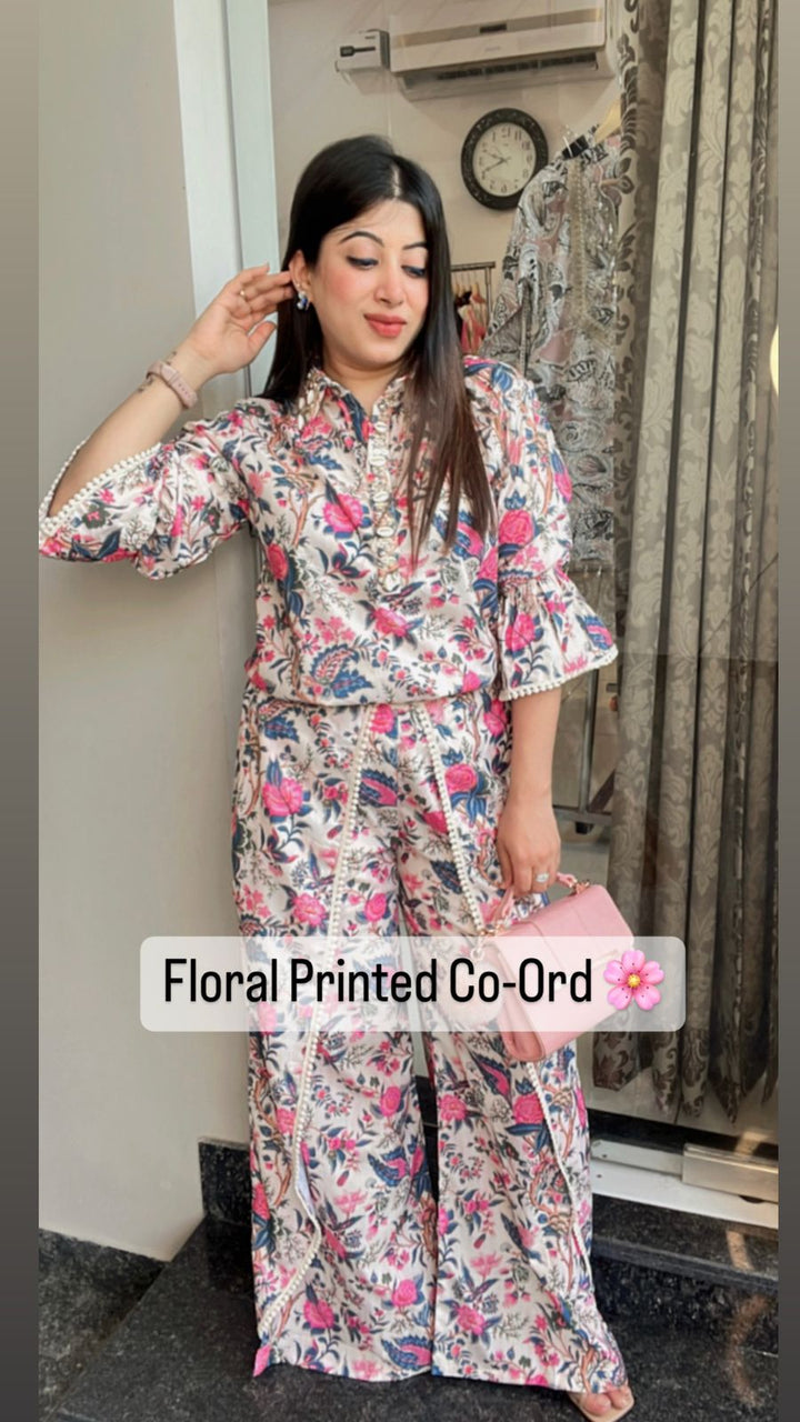 FLORAL PRINTED CO-ORD