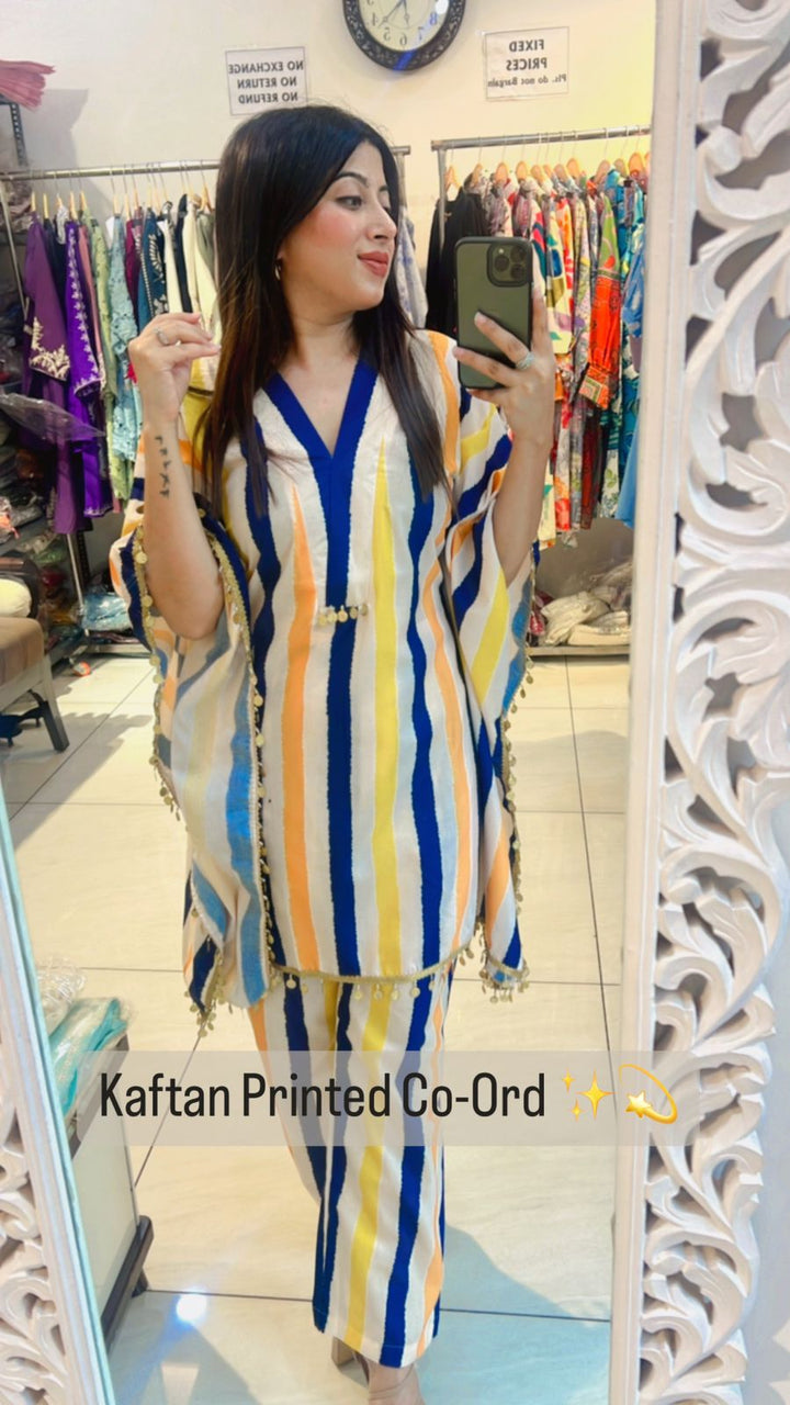 KAFTAN STYLE PRINTED CO-ORD