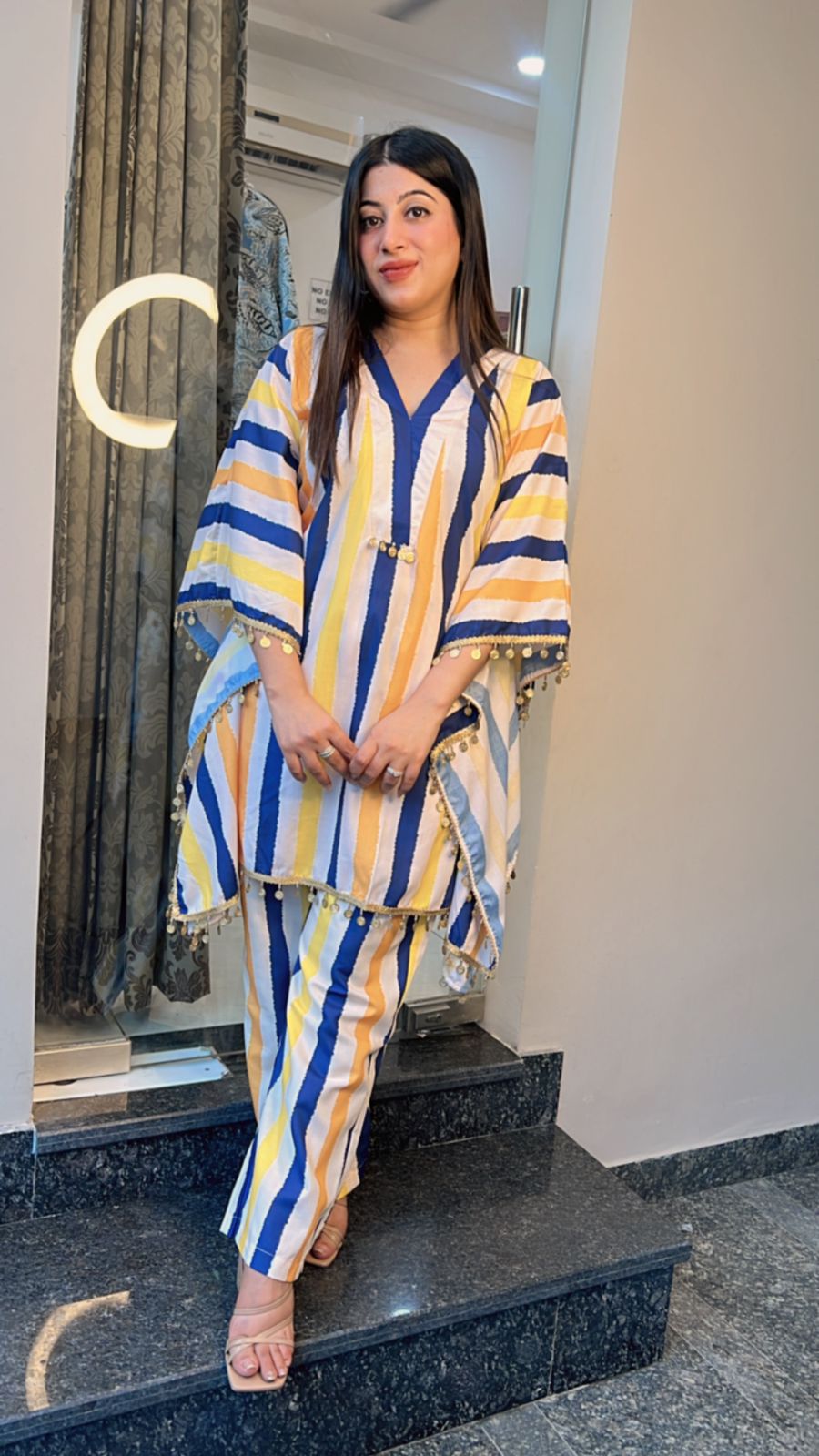 KAFTAN STYLE PRINTED CO-ORD