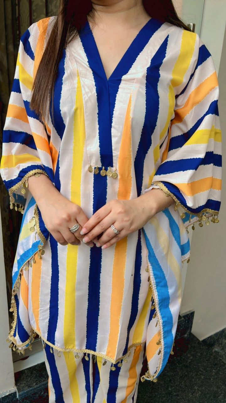 KAFTAN STYLE PRINTED CO-ORD