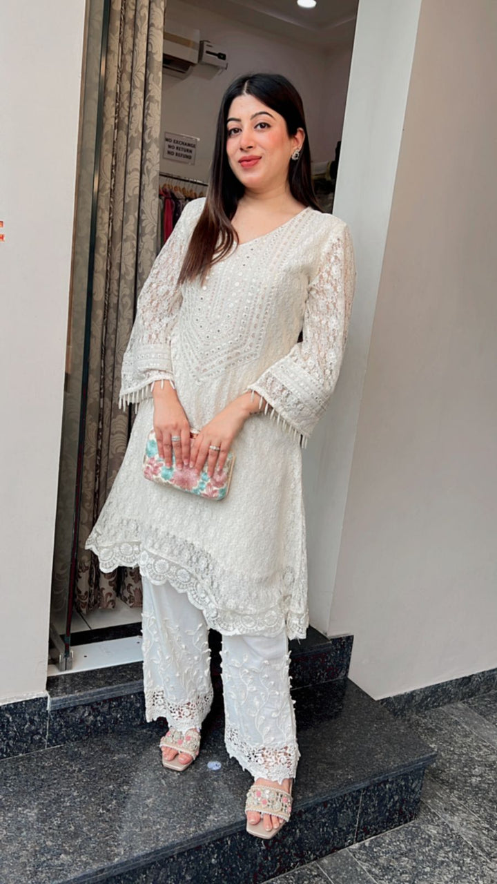 SCHIFFLI NET FABRIC PAKISTANI CO-ORD