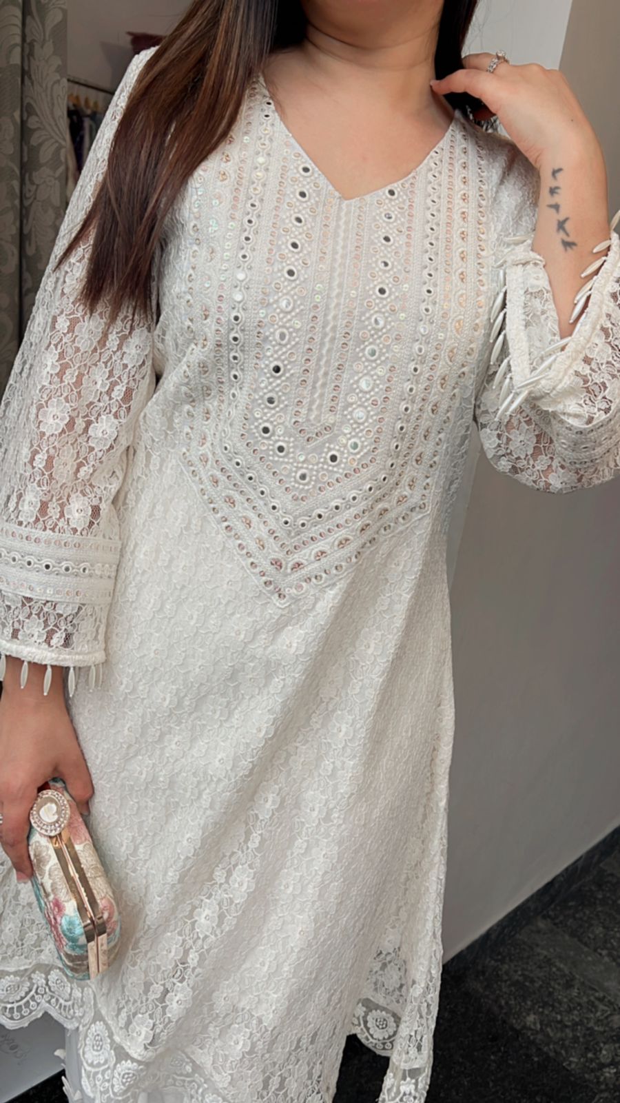 SCHIFFLI NET FABRIC PAKISTANI CO-ORD