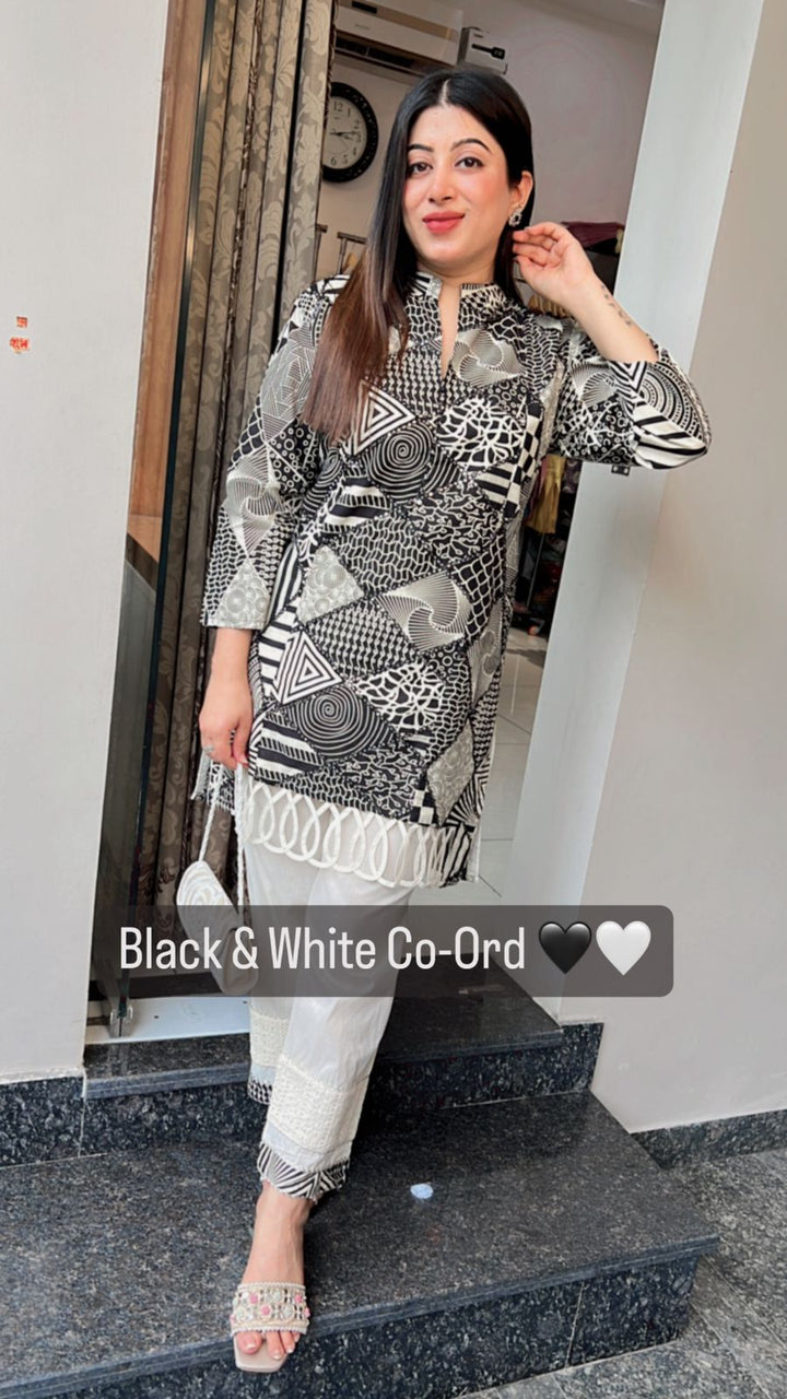 BLACK & WHITE CO-ORD
