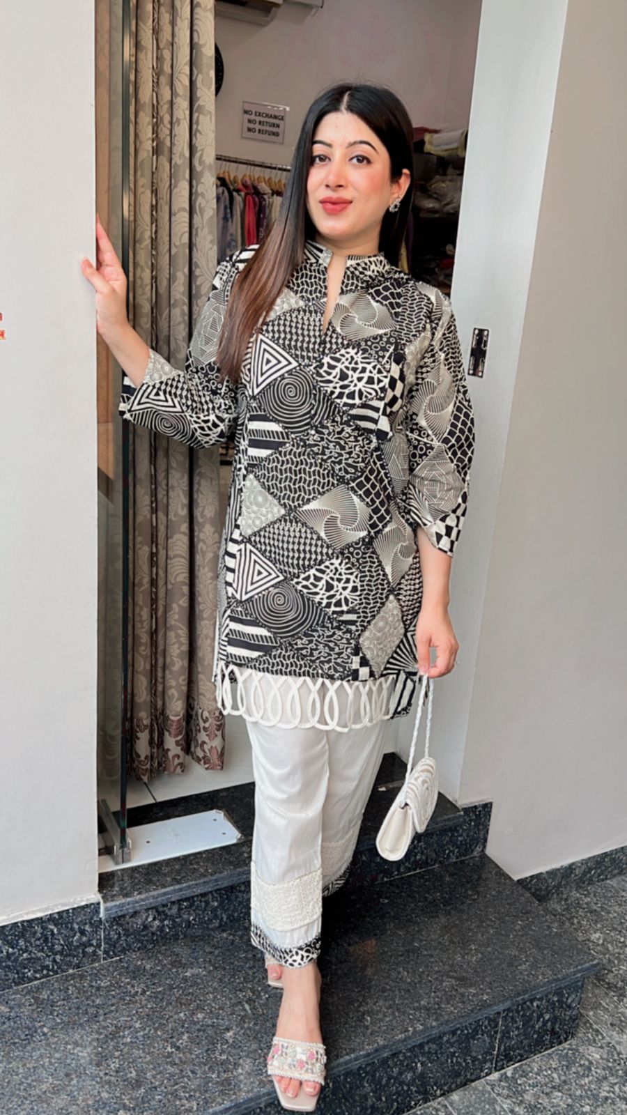 BLACK & WHITE CO-ORD