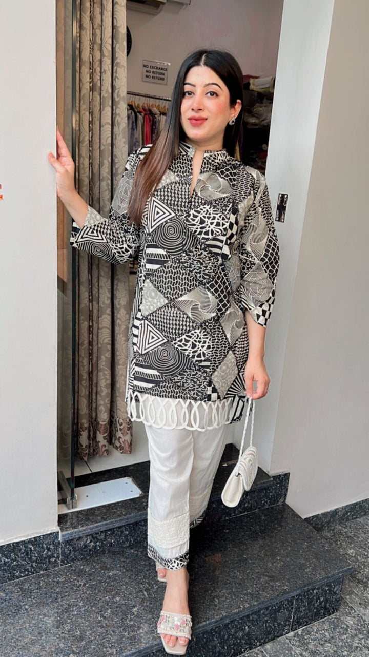 BLACK & WHITE CO-ORD