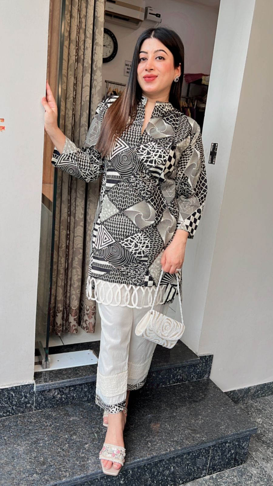 BLACK & WHITE CO-ORD