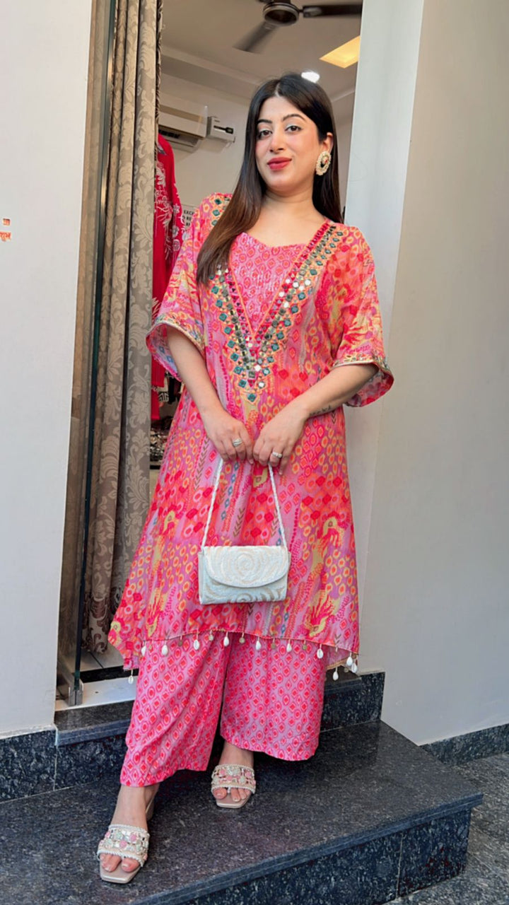 3PC FESTIVE KAFTAN SET