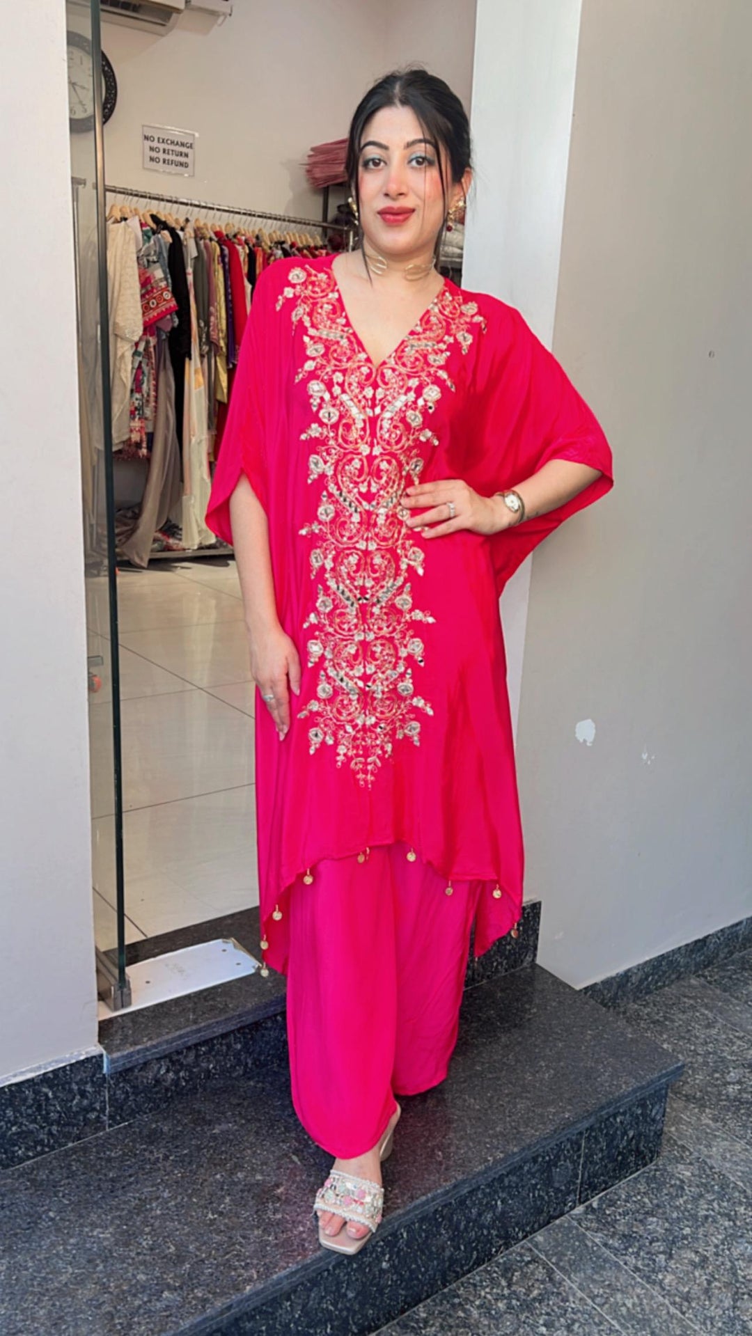 FESTIVE /KARVA EDIT WITH BEAUTIFUL HANDWORK