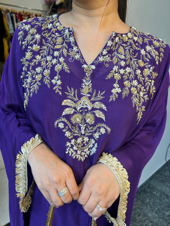 HANDWORK EMBELLISHED KAFTAN SET