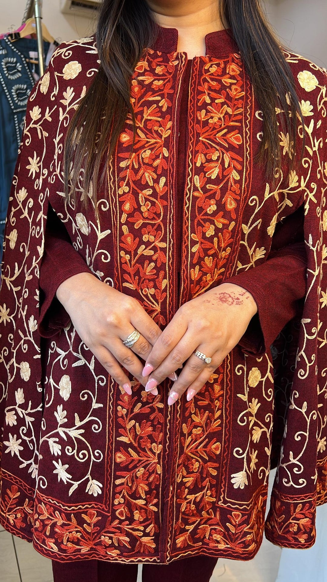 3PC WINTER EMBROIDERED CO-ORD SET