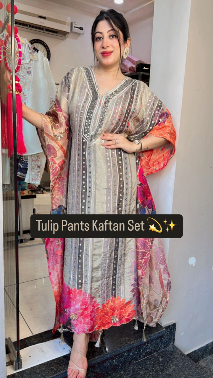 TULIP PANTS FESTIVE KAFTAN
