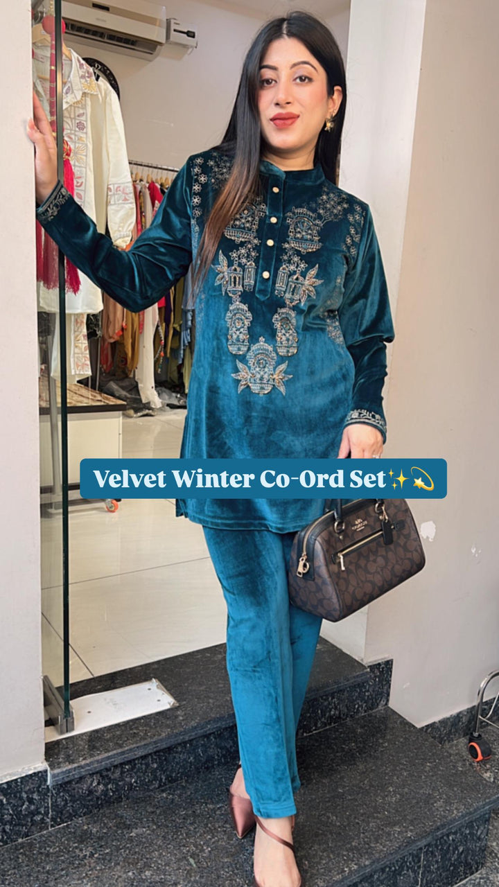 VELVET WINTER CO-ORD SET