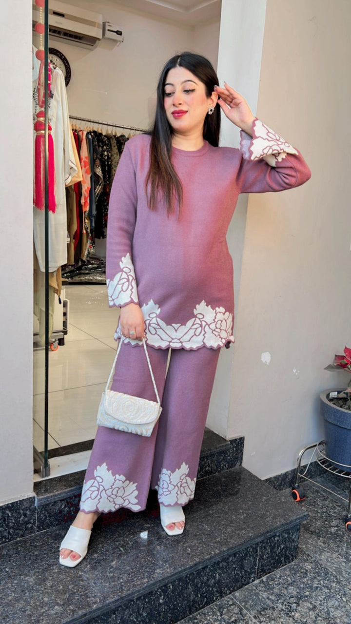 PINK WINTER CO-ORD SET
