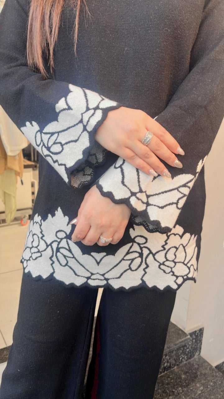 BLACK WINTER CO-ORD SET
