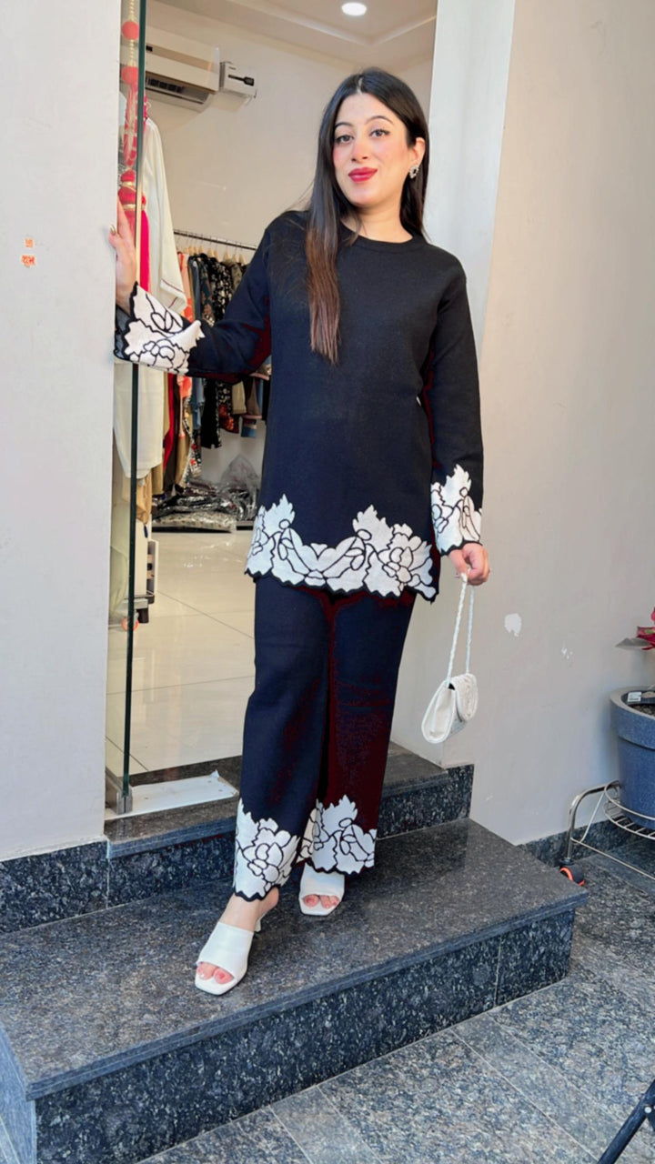 BLACK WINTER CO-ORD SET