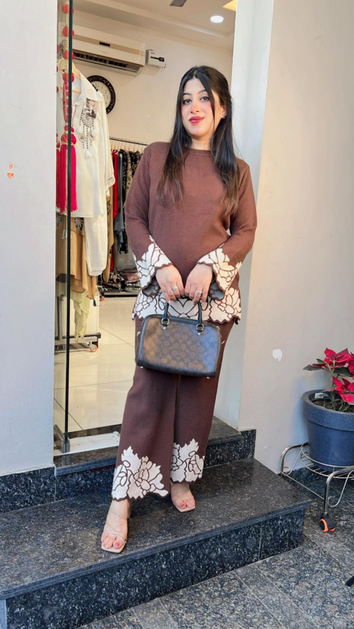 COFFEE BROWN WINTER CO-ORD