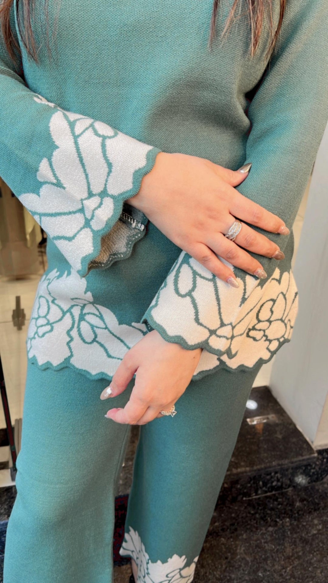 SEA GREEN WINTER CO-ORD