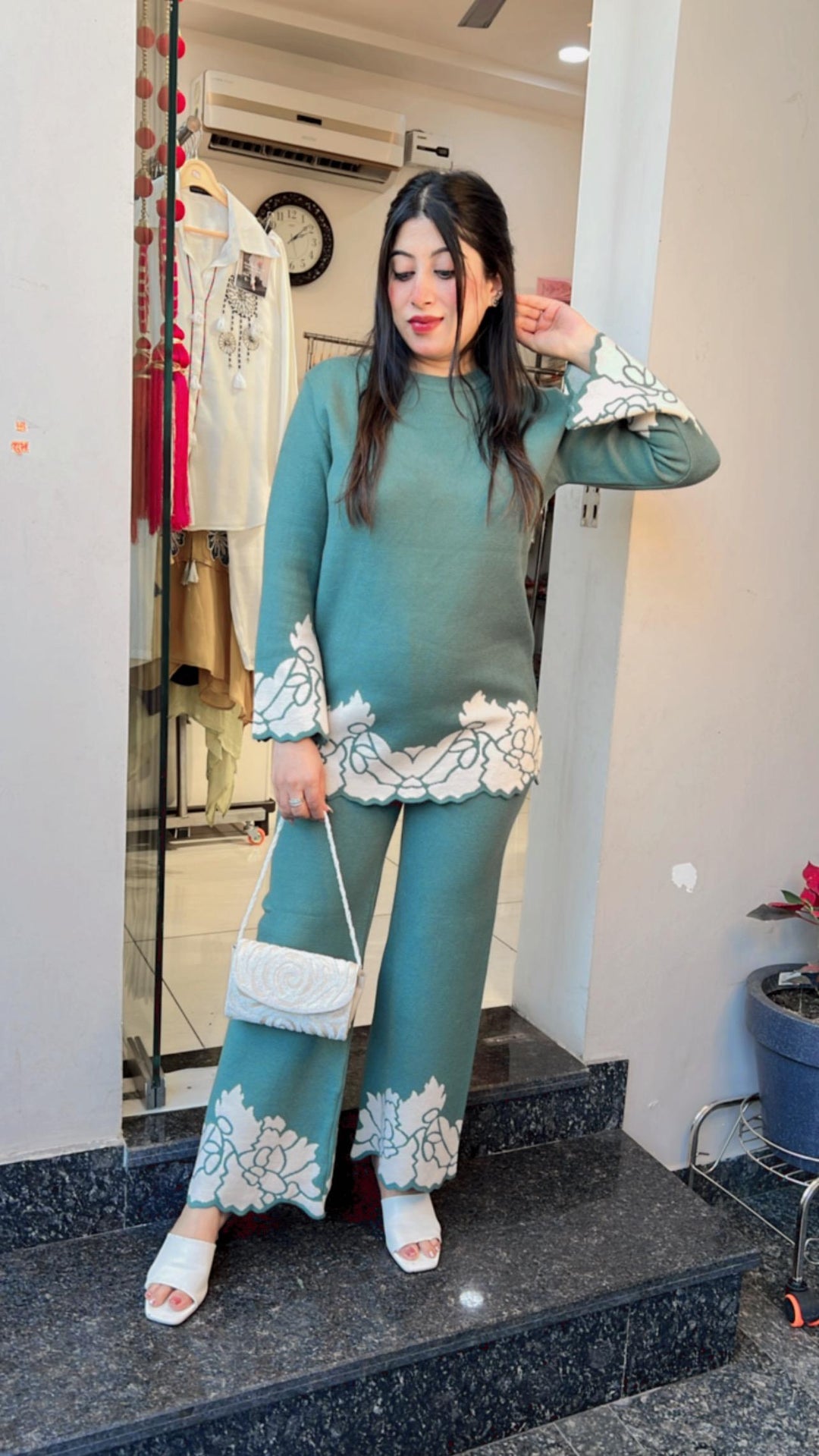 SEA GREEN WINTER CO-ORD