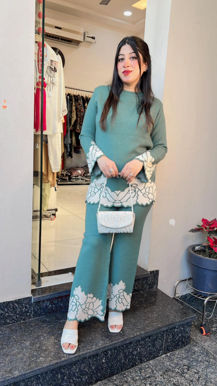 SEA GREEN WINTER CO-ORD