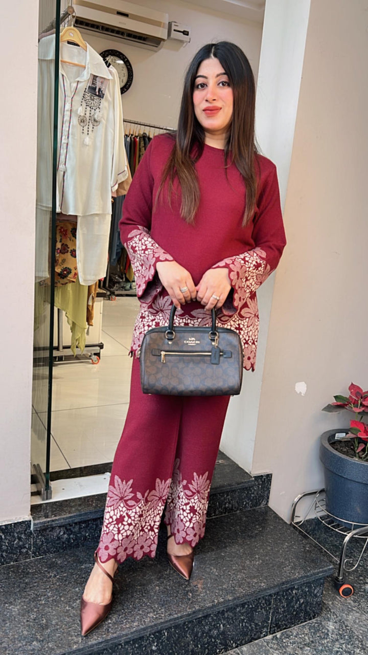 FLORAL WINTER KNITTED CO-ORD