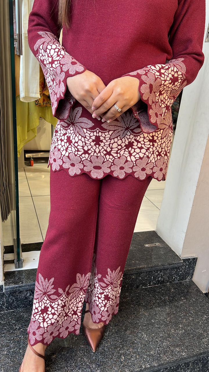 FLORAL WINTER KNITTED CO-ORD