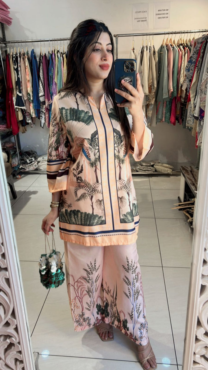 TROPICAL FLORAL DIGITAL PRINT CO-ORD