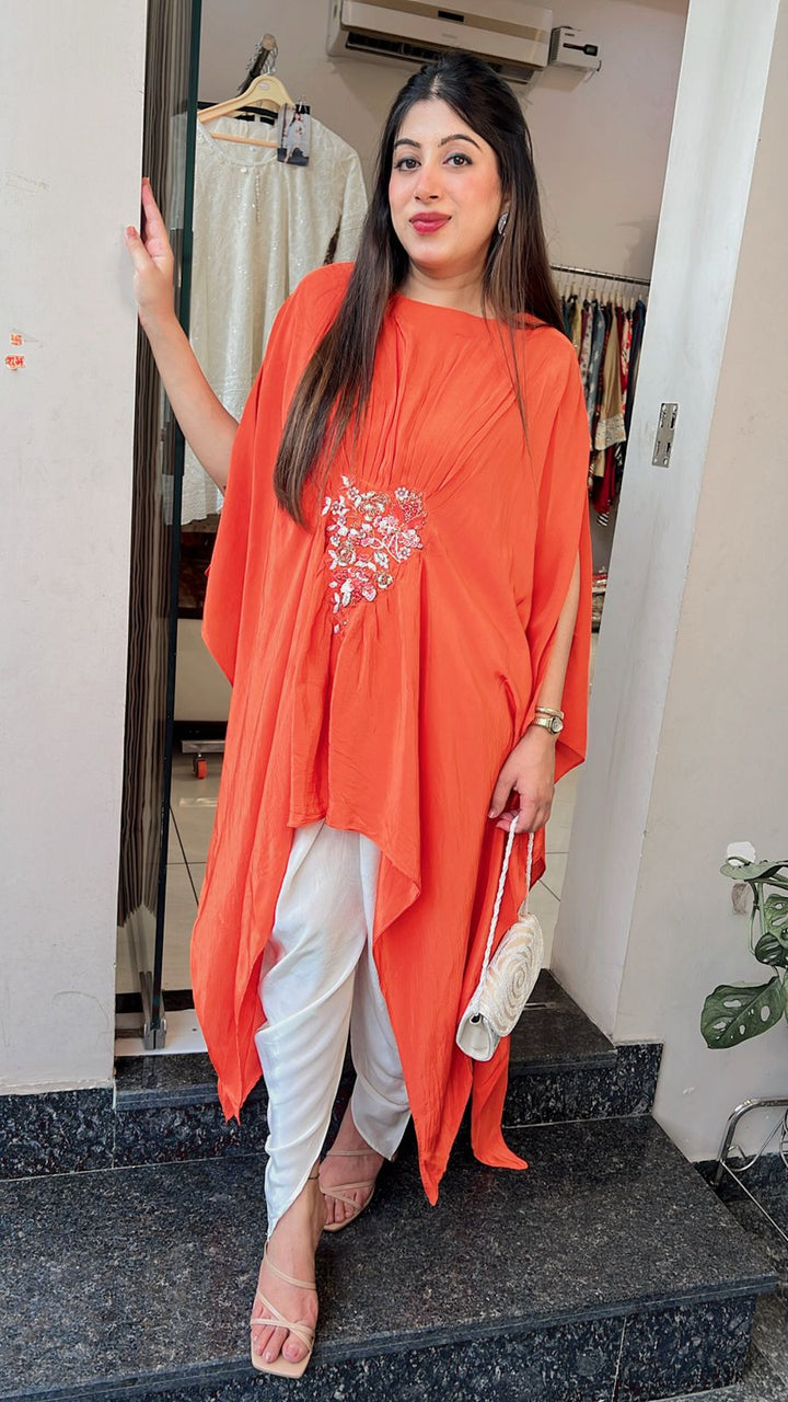 INDO WESTERN SET WITH TULIP PANTS