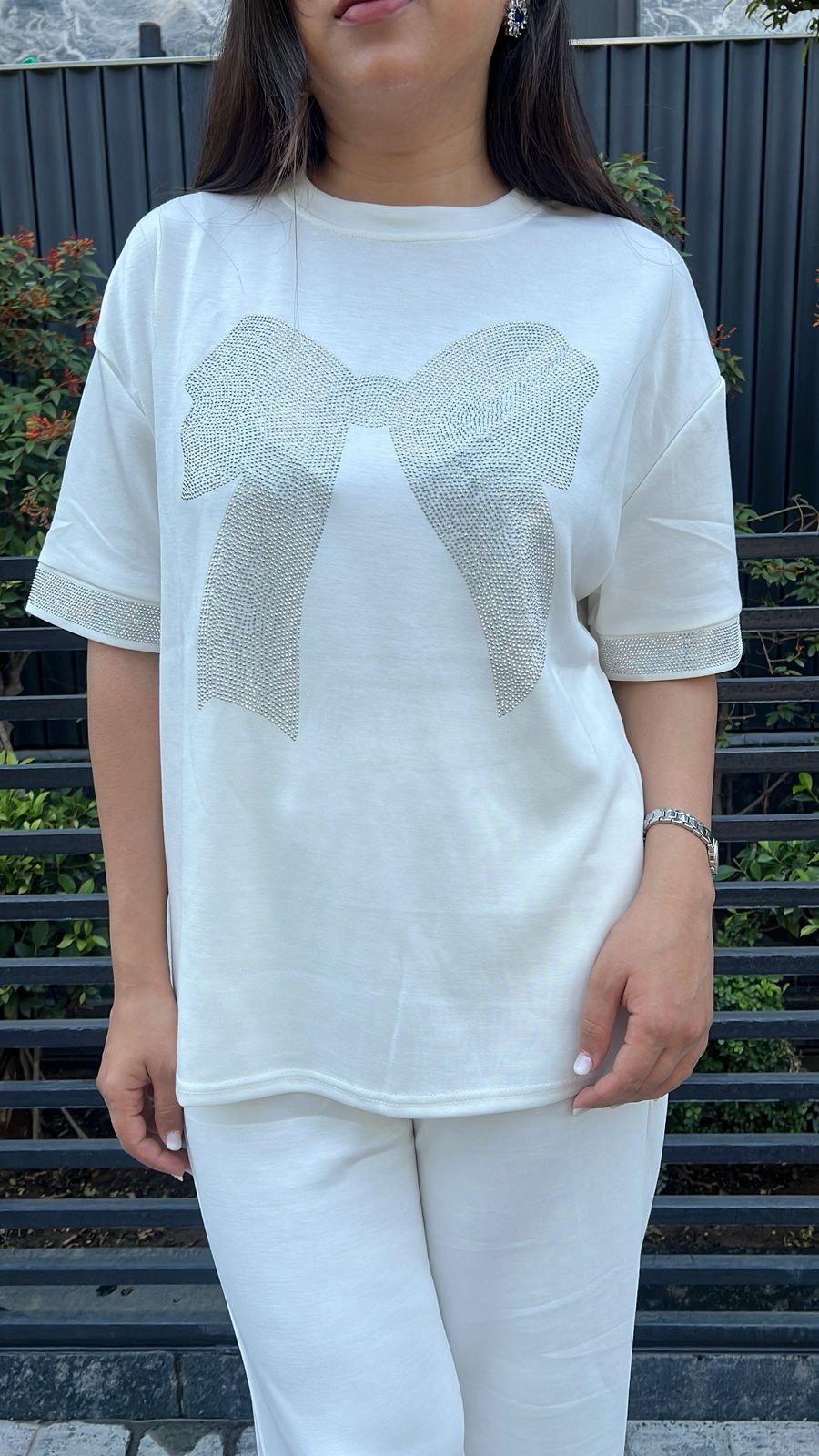 Chique WHite travel co-ord