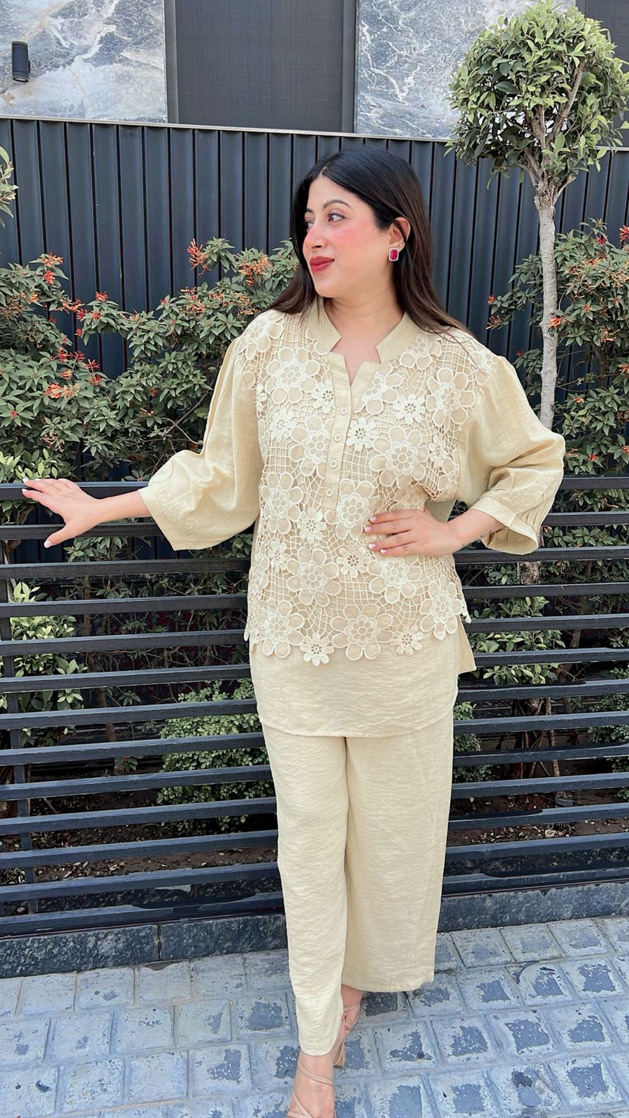 BUTTER YELLOW FLORAL CO-ORD
