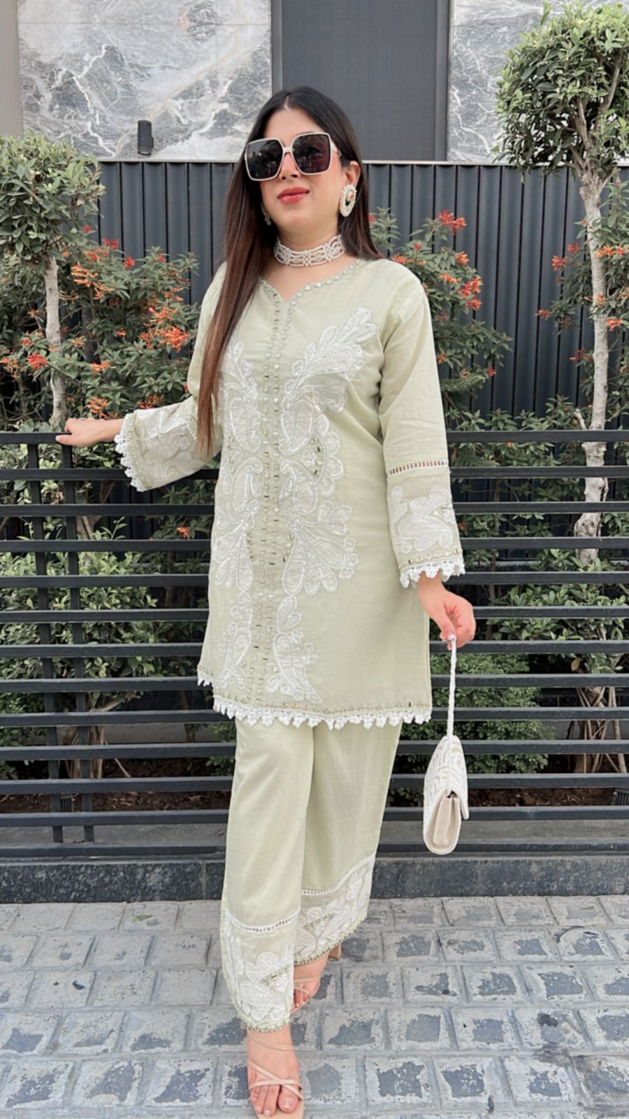 PISTA GREEN RAKHI EDITION CO-ORD