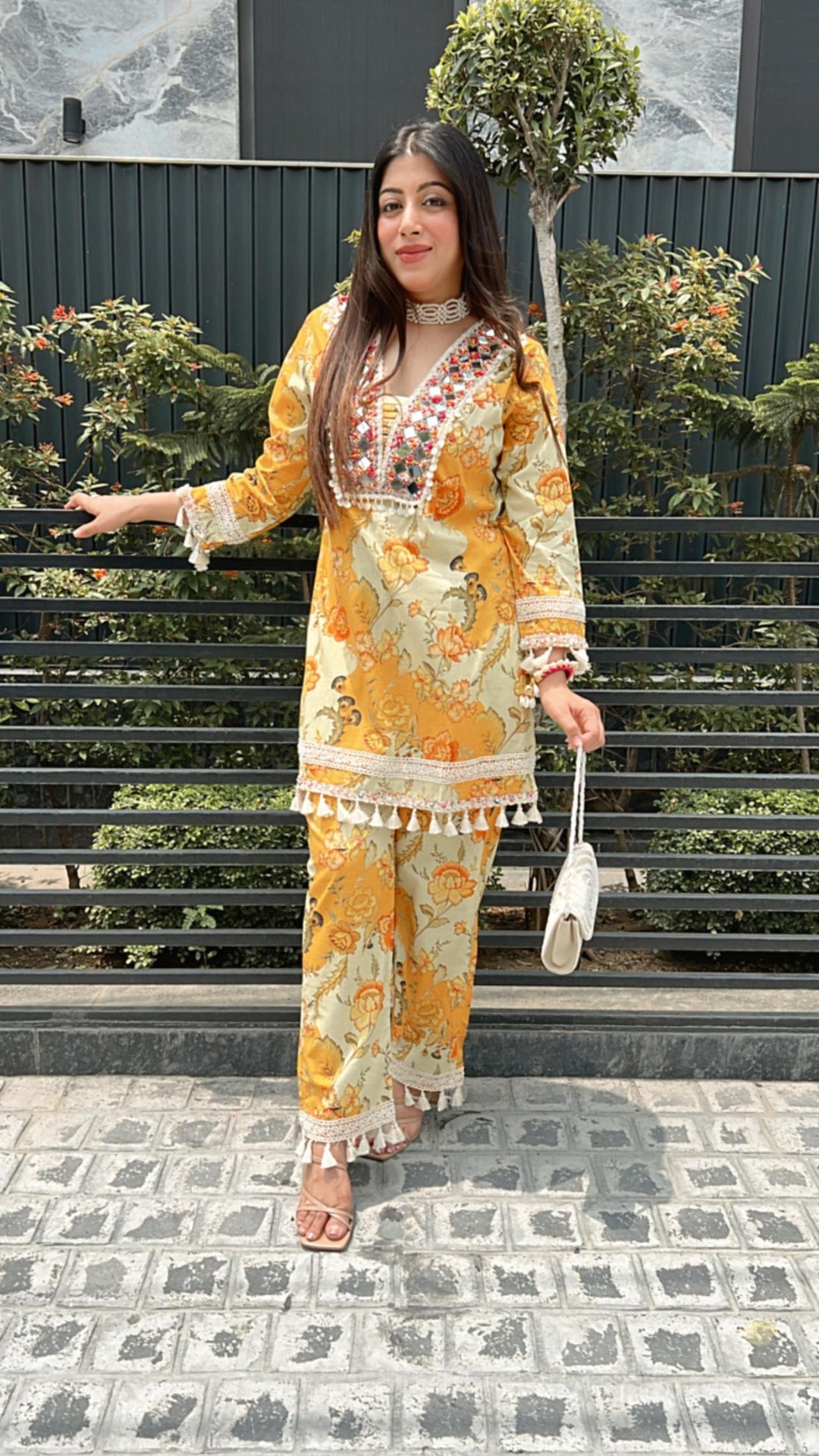 YELLOW MUSTARD FESTIVE SET