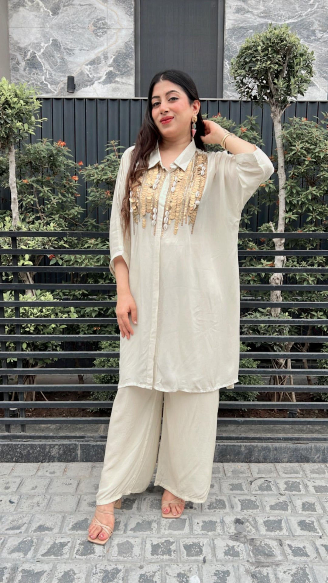 IVORY CREAM FESTIVE SET