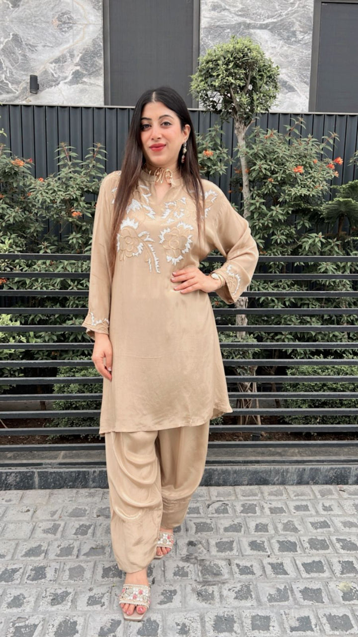FARSHI SALWAR FESTIVE HANDWORKED CO-ORD
