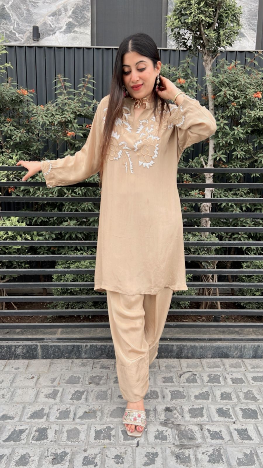 FARSHI SALWAR FESTIVE HANDWORKED CO-ORD