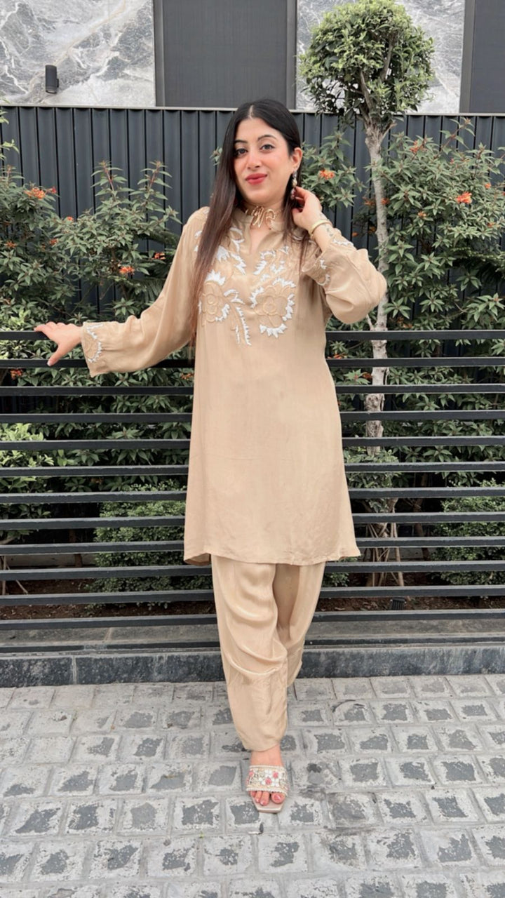 FARSHI SALWAR FESTIVE HANDWORKED CO-ORD