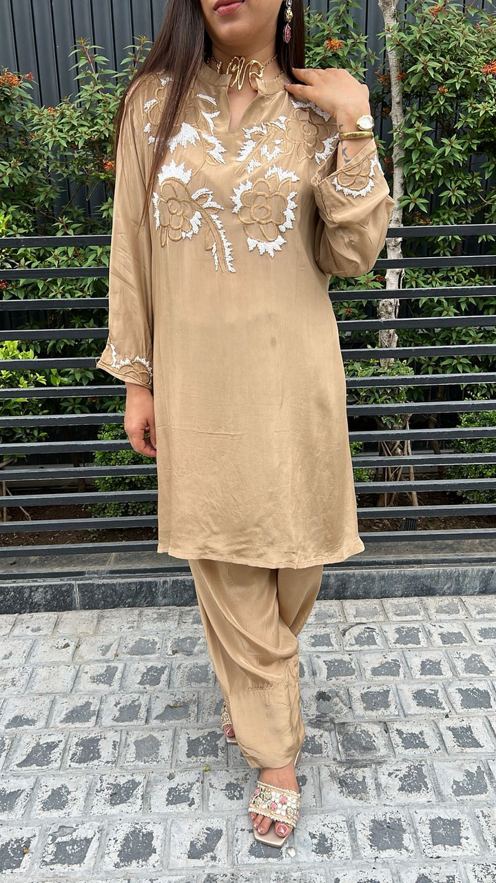 FARSHI SALWAR FESTIVE HANDWORKED CO-ORD